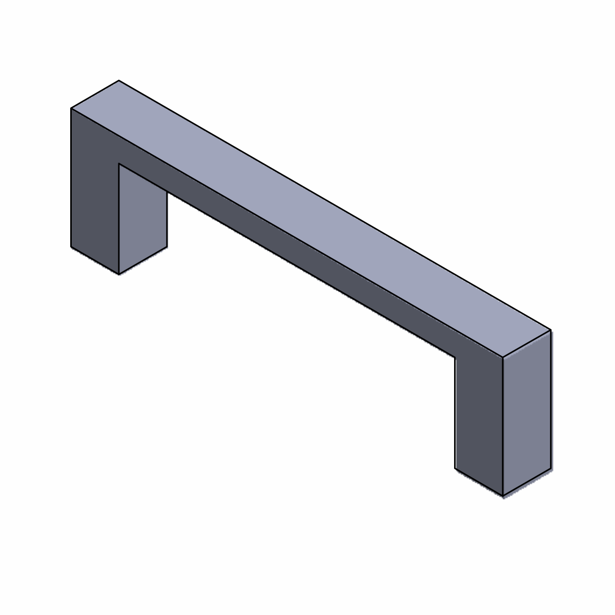 Sq Pull Handles- (30 mm)